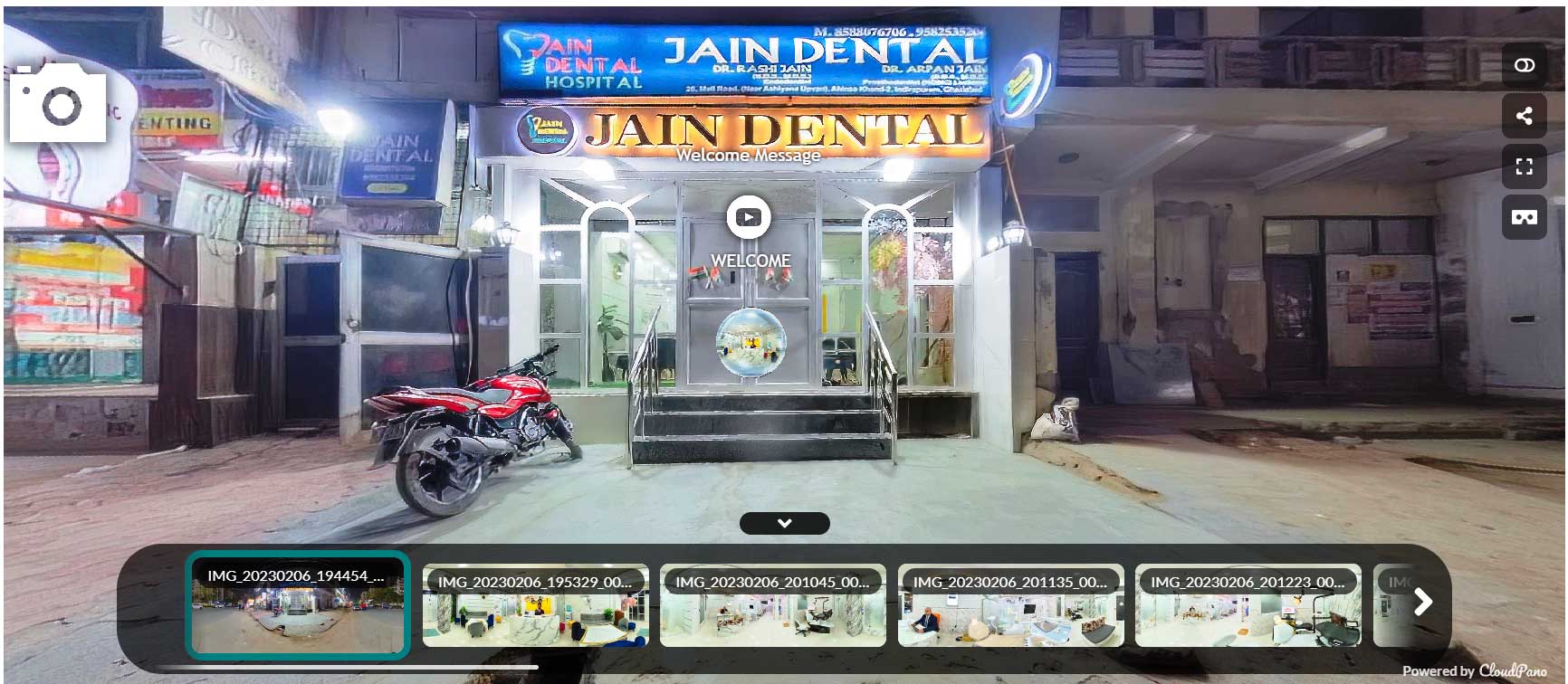 Featured image of a 360 Degree Virtual Tour of Jain dentist Clinic