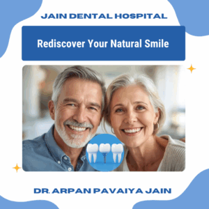 Smiling senior couple showing healthy teeth after dental implants, expressing confidence and improved quality of life.