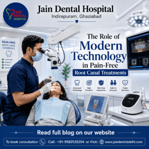 Comfortable, Pain-Free Root Canal with Latest Tools