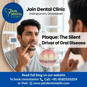 What is Dental plaque in teeth